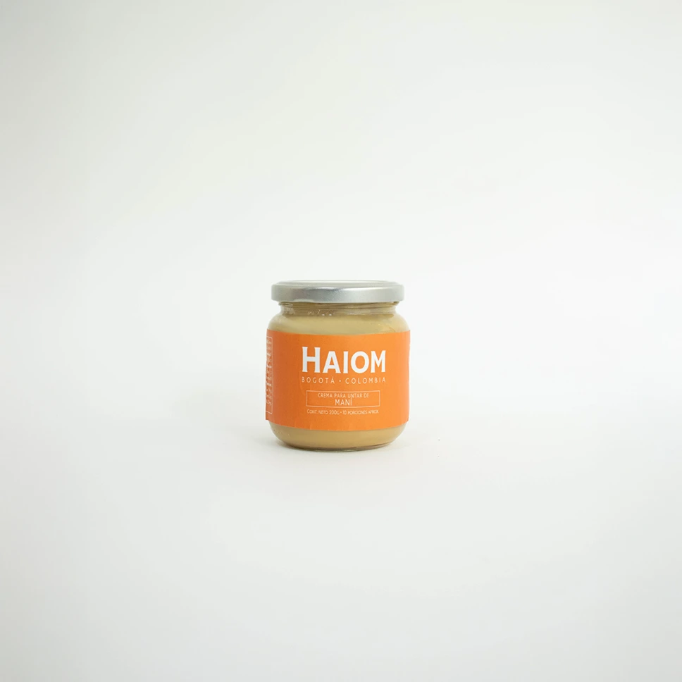 [HAPT50011] FRASCO HAIOM CREMA PARA UNTAR DE MANÍ 200g