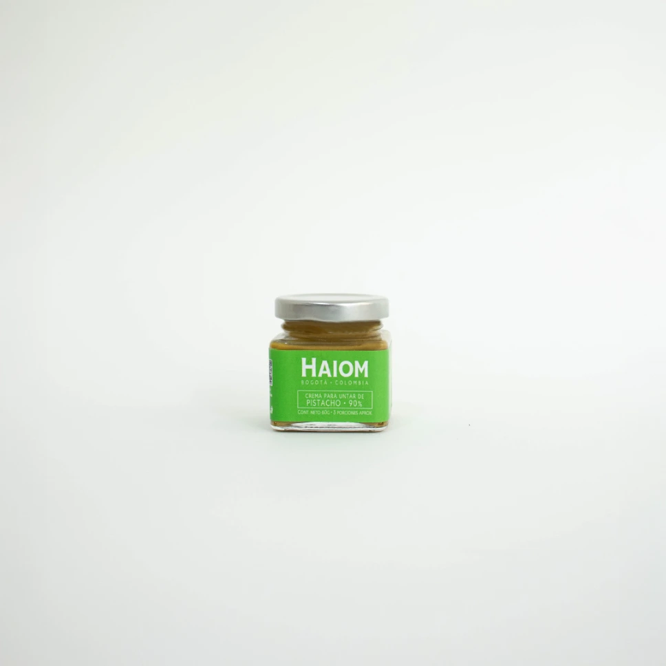 FRASCO HAIOM CREMA PARA UNTAR DE PISTACHO 60g
