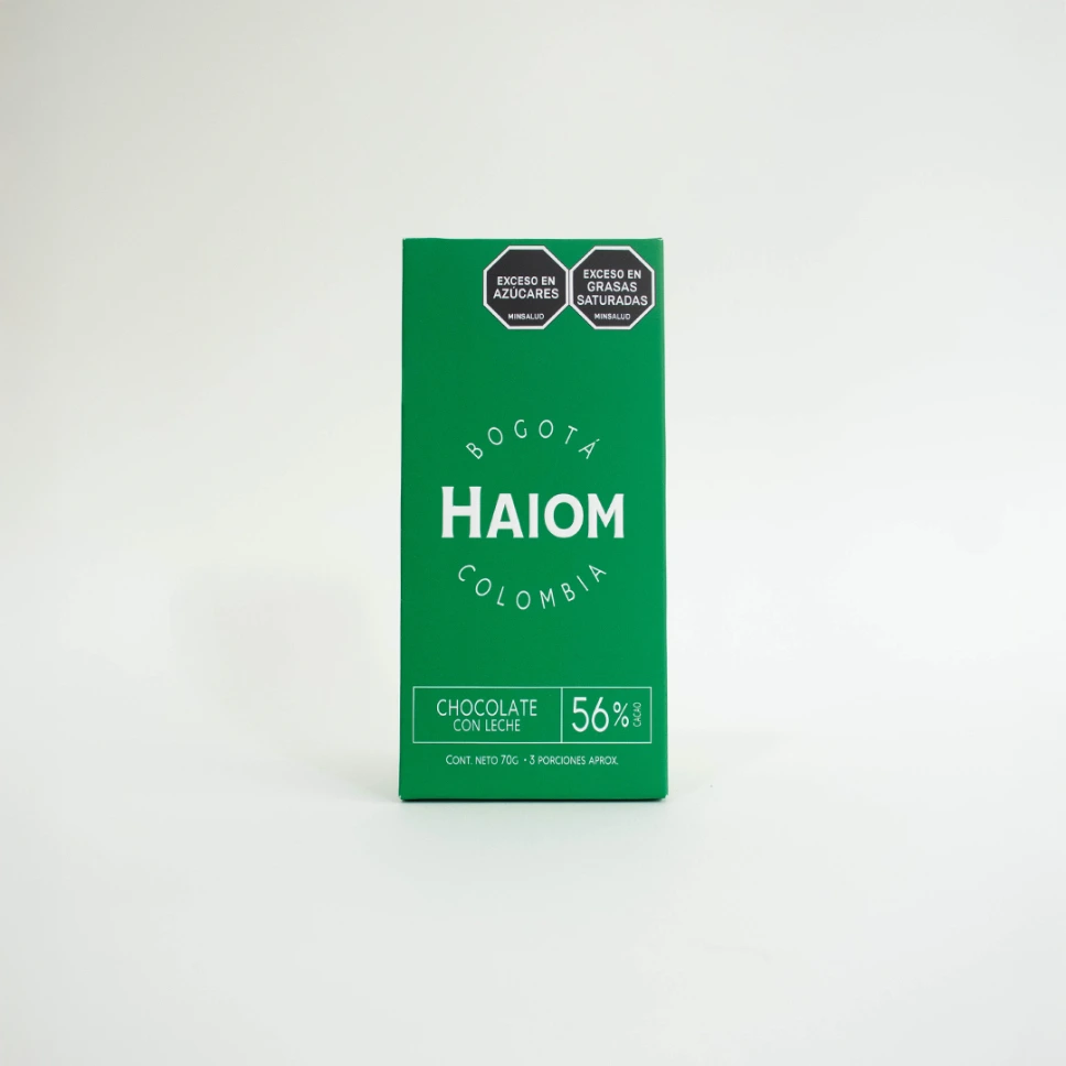 [HAPT12021] TABLETA HAIOM CHOCOLATE CON LECHE 56% CACAO 70g
