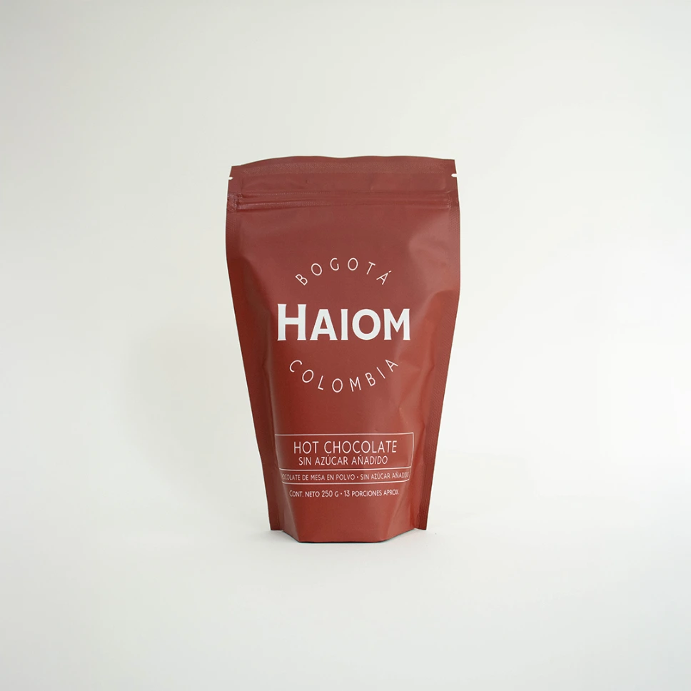 [HAPT600101] BOLSA HAIOM HOT CHOCOLATE SIN AZUCAR AÑADIDO 250g
