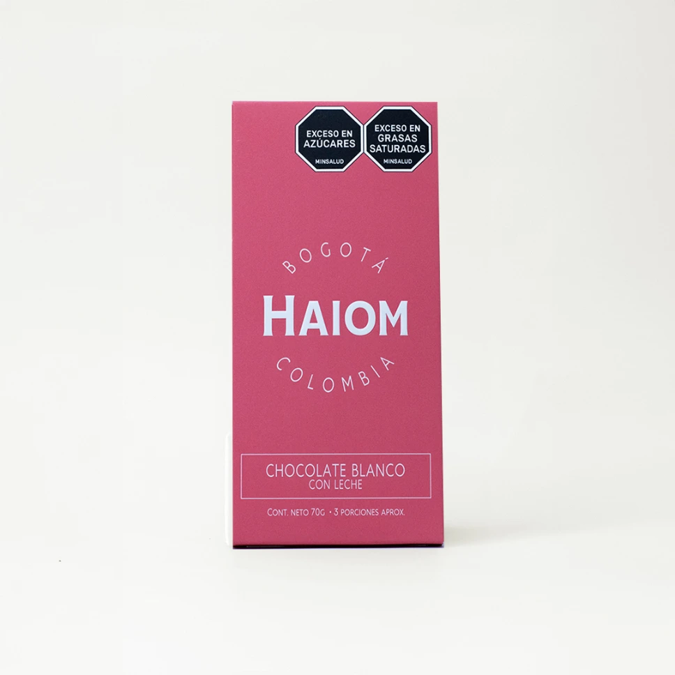 [HAPT13011] TABLETA HAIOM CHOCOLATE BLANCO CON LECHE 70g