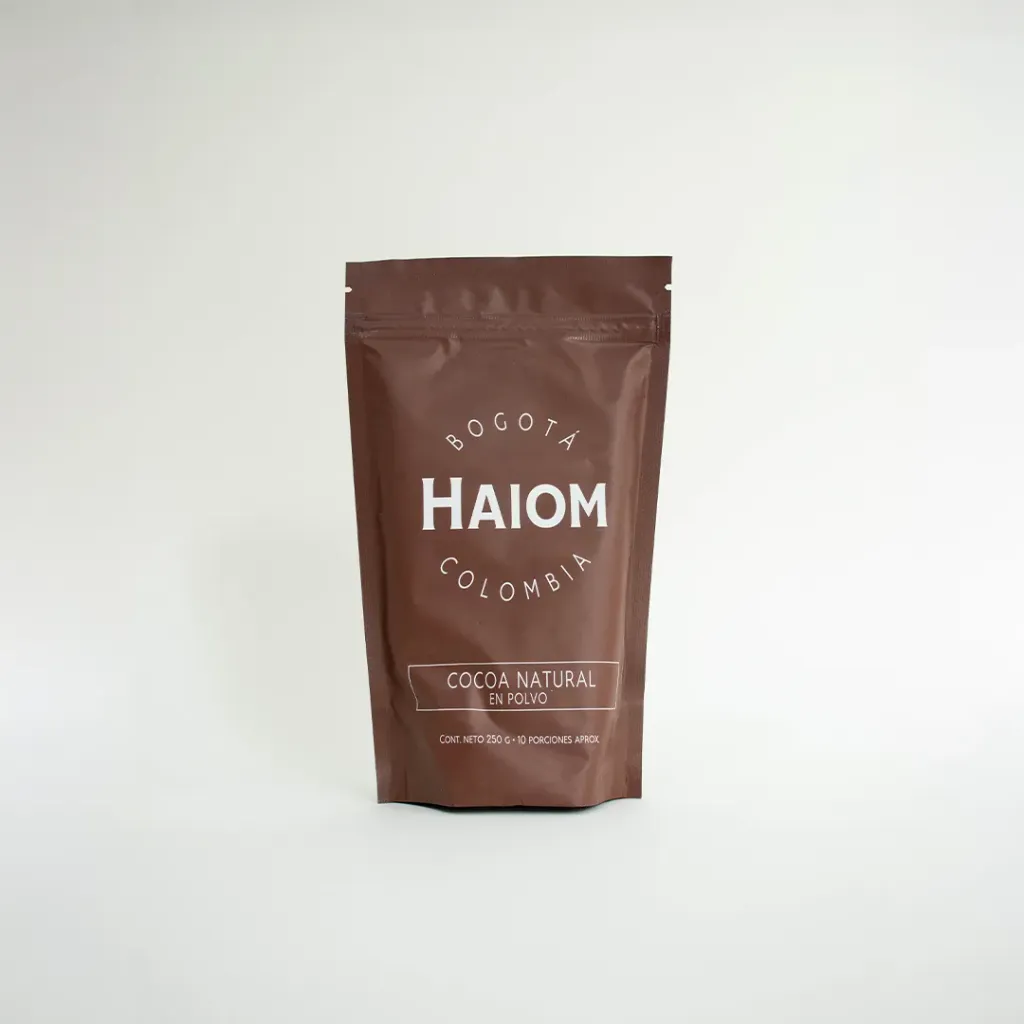 [HAPT700101] BOLSA HAIOM COCOA NATURAL EN POLVO 250g