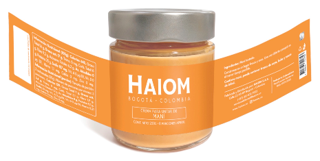 [HAPT5001200] FRASCO CREMA PARA UNTAR DE MANÍ 200g